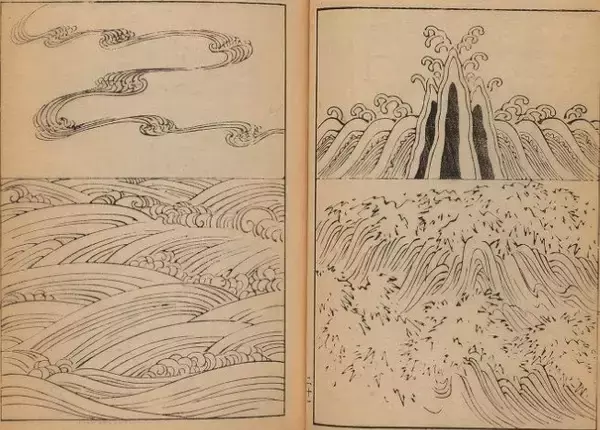 「ダウンロード可！伝統文様の波紋柄だけをただひたすらに紹介した明治時代の図案集「波紋集」が凄すぎる！」の画像