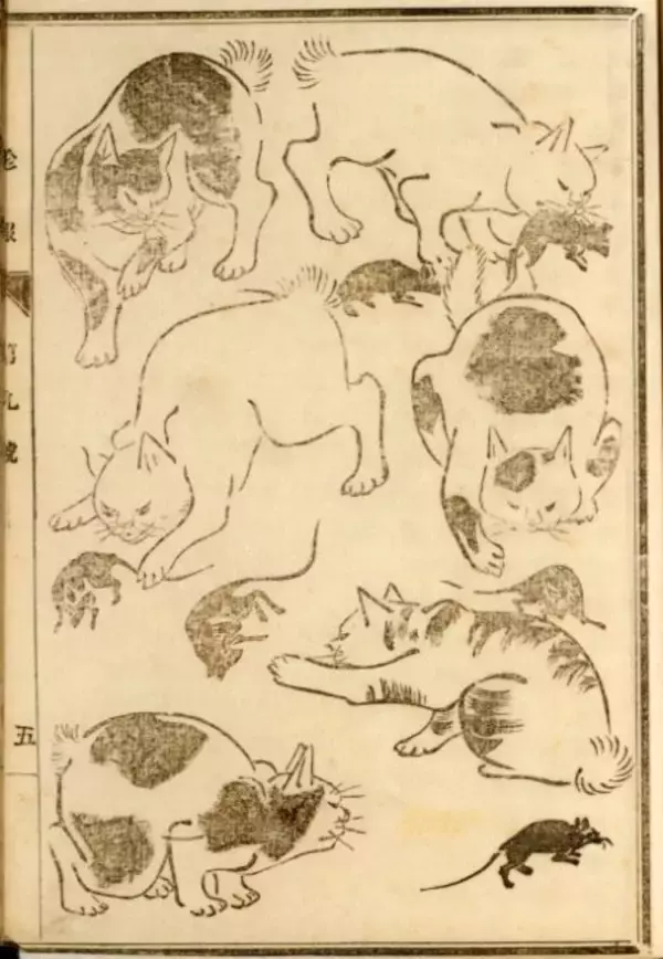 「可愛い猫ちゃん大集合！三代 歌川広重が描いた「百猫画譜」の猫づくしに胸キュン♪」の画像