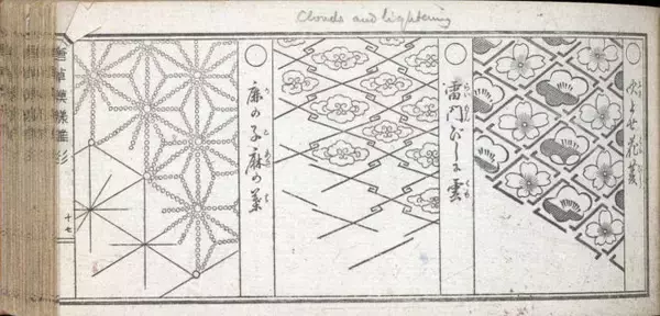 「無料オンライン公開！植物を図案化した330種もの伝統模様を掲載した明治時代の雛形本「唐草模様雛形」」の画像