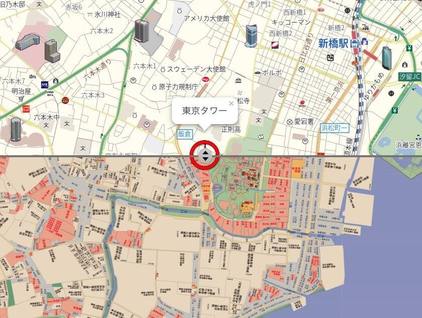 ひとりブラタモリ状態 現在と昭和 江戸時代の古地図を同時表示できる 古地図 With Mapfan 面白すぎ 18年11月9日 エキサイトニュース