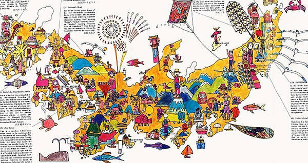 イラストで表現した日本が可愛い 1970年 大阪万博の案内マップが復刻販売 19年1月16日 エキサイトニュース