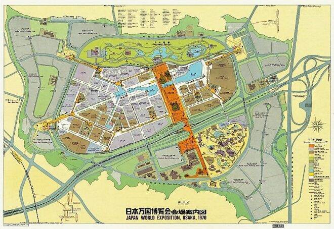 イラストで表現した日本が可愛い 1970年 大阪万博の案内マップが復刻販売 19年1月16日 エキサイトニュース