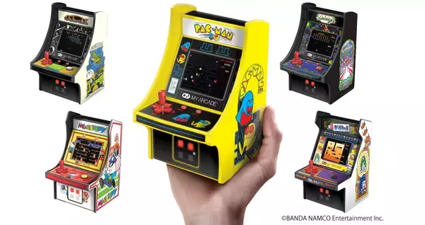 これは懐かしい！1980年代の名作アーケードゲームが手のひらサイズのゲーム機になって登場！