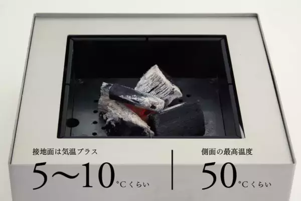 「現代的スタイルで炭火が楽しめるモダンデザインな卓上の火鉢が素敵！」の画像