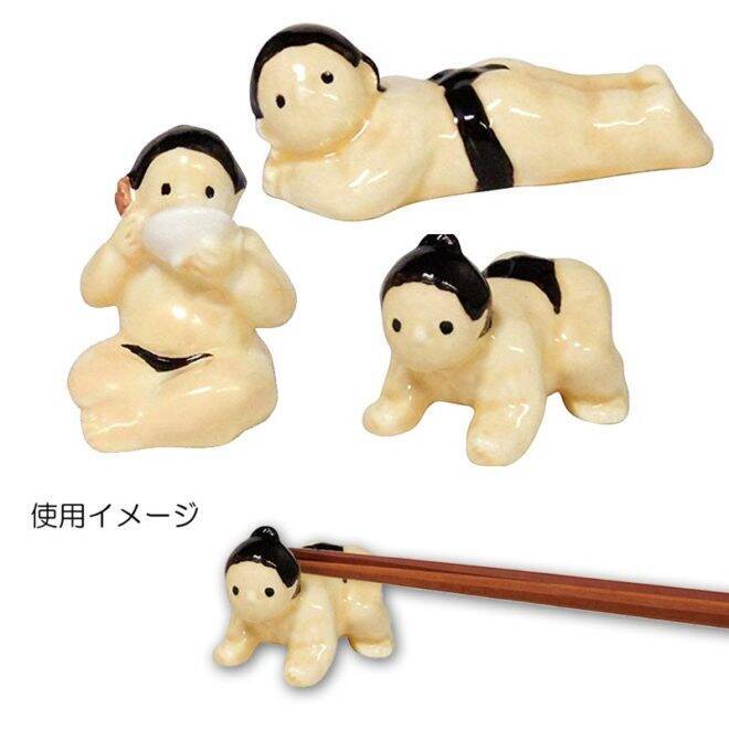 先っぽ当たってるって（笑）真剣白刃取りに挑む侍がモチーフの「サムライ箸置き」が可愛いぞ