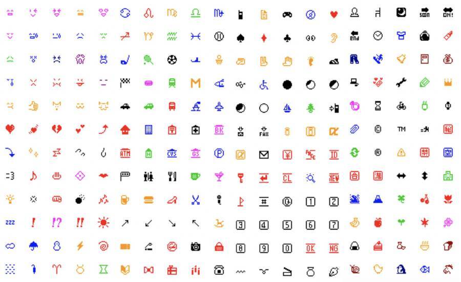 懐かしすぎて感涙 携帯時代に大活躍した ドコモ絵文字 がなんとline絵文字として復活 19年4月16日 エキサイトニュース