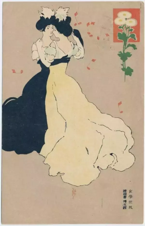 「明治時代の女学生向け雑誌「女学世界」の挿絵にトキメキが止まらない♡」の画像