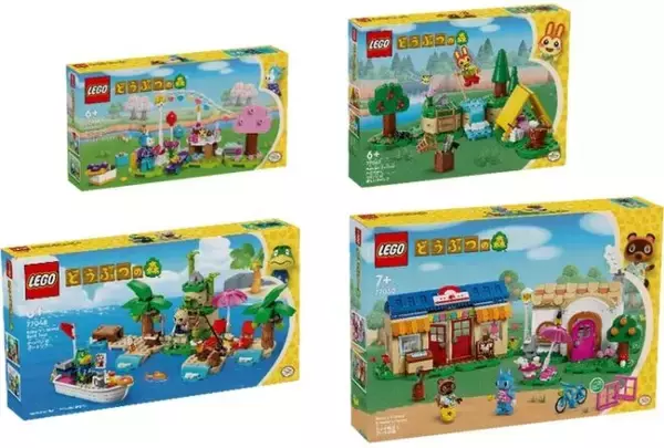 なんと人気ゲーム「どうぶつの森」がレゴになって登場！先駆けて「しずえさん、おうちにようこそ」の予約販売が開始