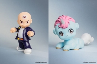 手塚治虫の名作漫画より、「写楽保介」と「ユニコ」のソフビフィギュアが新発売！