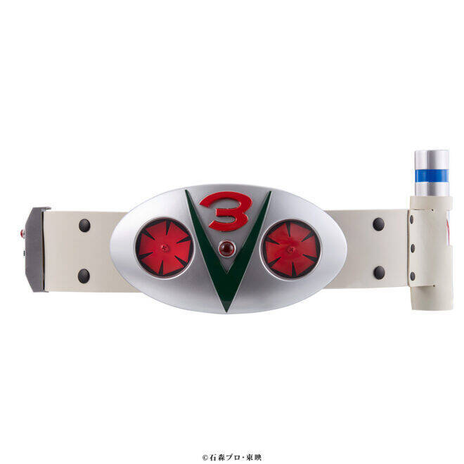 大人のための変身ベルト！昭和48年放送『仮面ライダーV3』より「CSM変身ベルト ダブルタイフーン」が発売