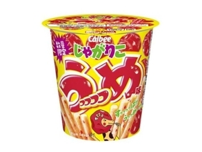 夏にピッタリ！梅の酸味と紫蘇の香りを堪能「じゃがりこ　うっっっっめ味」が新発売