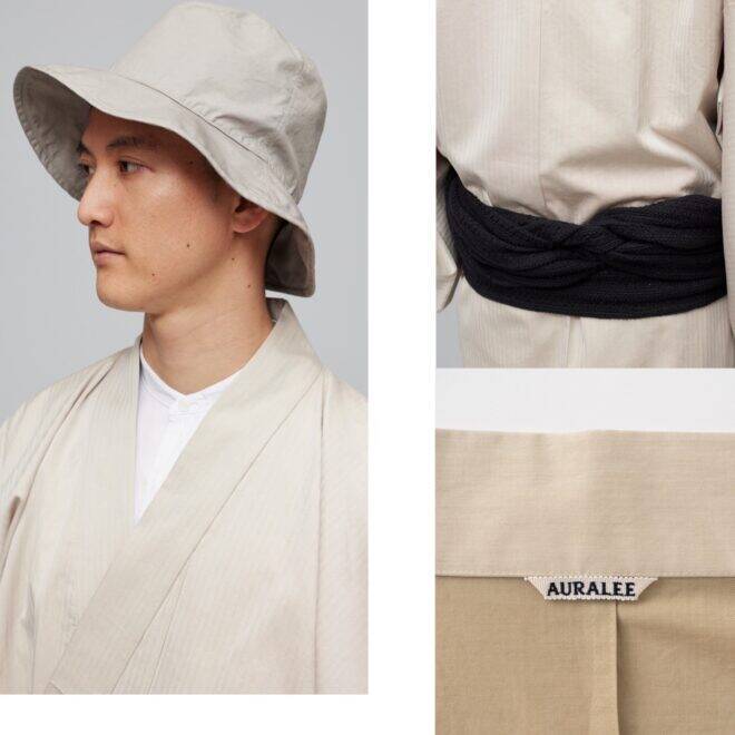 メンズ着物「Y. ＆ SONS」がアパレルブランド「AURALEE」とのコラボコレクション新作を発表