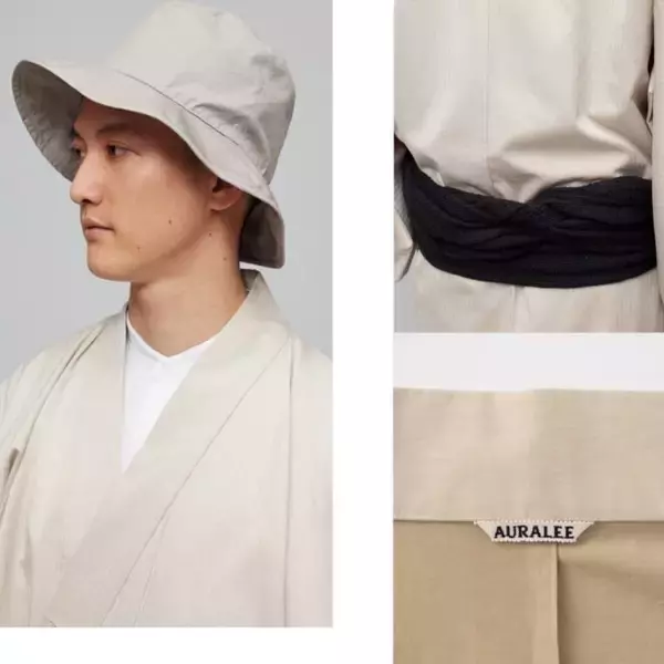 「メンズ着物「Y. ＆ SONS」がアパレルブランド「AURALEE」とのコラボコレクション新作を発表」の画像