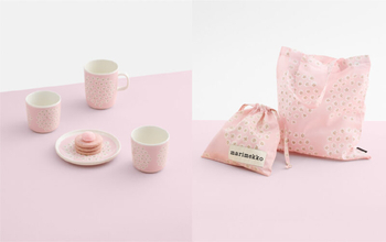 マリメッコから桜を感じる華やかなピンクが美しい日本限定『Pukettiホームコレクション』新登場