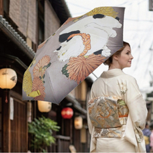 浮世絵を大胆に描いた晴雨兼用折りたたみ傘「浮世絵づくし」が新発売！全8種のデザイン