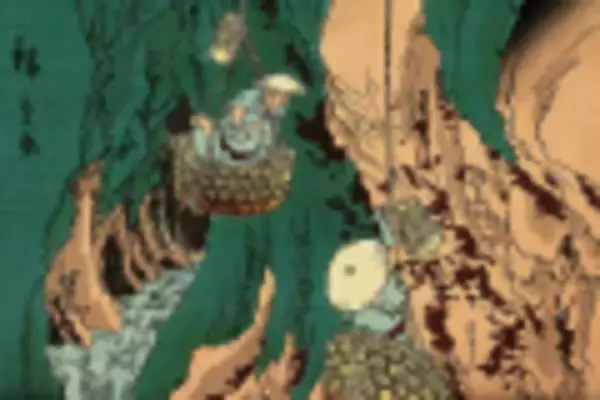 「断崖絶壁の珍味…！悲しい伝説「吉作落とし」に登場する「岩茸」実際どんな形してるの？」の画像