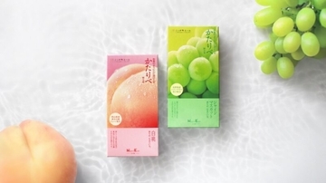 日本香堂のお線香『かたりべ』に“みずみずしい果物”の香り「シャインマスカット」と「白桃」が新登場