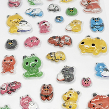 福島の人気民芸品・赤べこがカラフル＆キラキラに！「カラーべこぷっくりキラキラシール」6月末発売