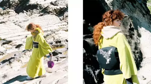 「KIMONO by NADESHIKO 2023年秋冬コレクションで愛媛県今治市の名産「今治タオル」の生地を使用した着物が登場」の画像