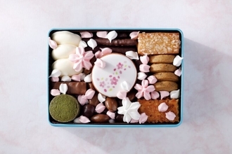 春の門出に贈るギフトにぴったり！春限定、桜満開のクッキー缶が新発売