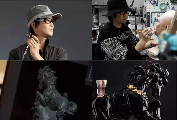 「【北斗の拳】ラオウの象徴である「拳王兜」と愛馬「黒王号」を表現した『黒王号ボトルセット』が発売！」の画像