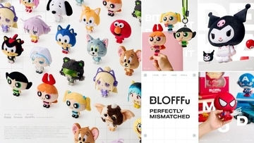新感覚トイ「BLOFFFu」　ふわふわのぬいぐるみとカチカチの成型ボディ組み合わせ