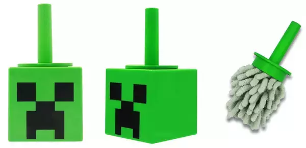 「マインクラフト」の「クリーパー」 　キーボードクリーナーに