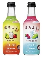 サントリー「ほろよいのもと」2商品　好みの量を好みの割り方で楽しめる