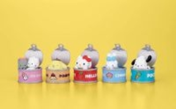 サンリオキャラクターたちが缶から顔を　カプセルトイ「カンキャラ！」第1弾