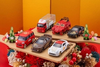 「福舞トミカ」全6種　縁起の良い6車種をラインアップ