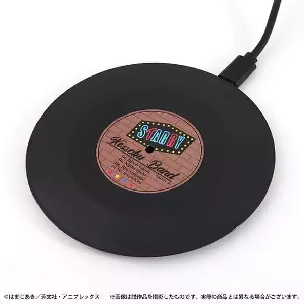 「ぼっち・ざ・ろっく！」アナログレコードをかたどったワイヤレス充電器