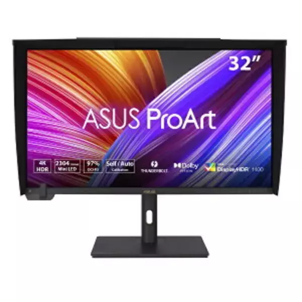 「高輝度ミニLEDと自動キャリブレーション対応　ASUSクリエイター向け4K液晶ディスプレイ」の画像