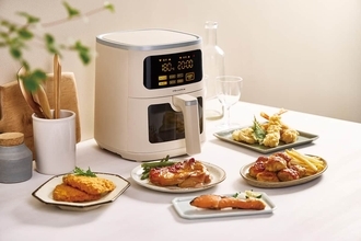 6つの調理メニューで揚げ物も温め直しもおいしく　「エアーオーブン」