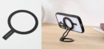 MagSafe非対応スマホケースに貼るだけ　MagSafeアクセサリーが使える
