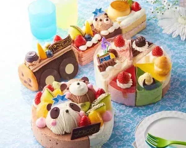 シャトレーゼ「こどもの日スイーツ」　クマやプリンの乗ったフルーツトレイン