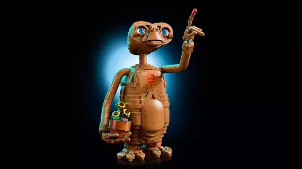 映画「E.T.」が組み立てられる大人向けレゴセット