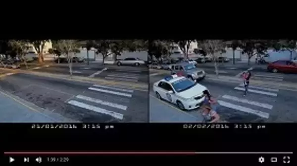 治安最悪カラカスで廃車パトカーが現役復帰　カメラは効果歴然たる様を