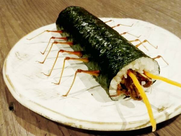 閲覧注意 昆虫3種の 虫恵方巻き を提供 居酒屋 米とサーカス の節分フェア 17年2月3日 エキサイトニュース