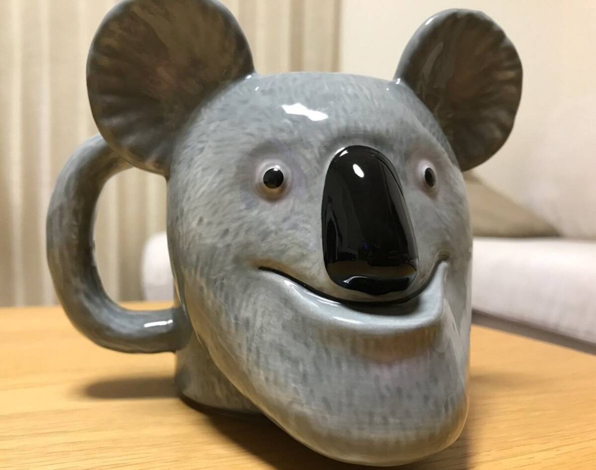 しゃくれコアラ マグカップにネット爆笑 ちょwあごwww 猪木的な 17年8月30日 エキサイトニュース