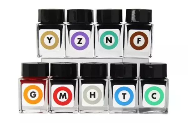 「東京メトロ」のシンボルカラーが「インク」に！　色鮮やかな9路線セット