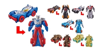 ウルトラヒーローや怪獣が「変形」　ワンタッチでミニカーからフィギュアに