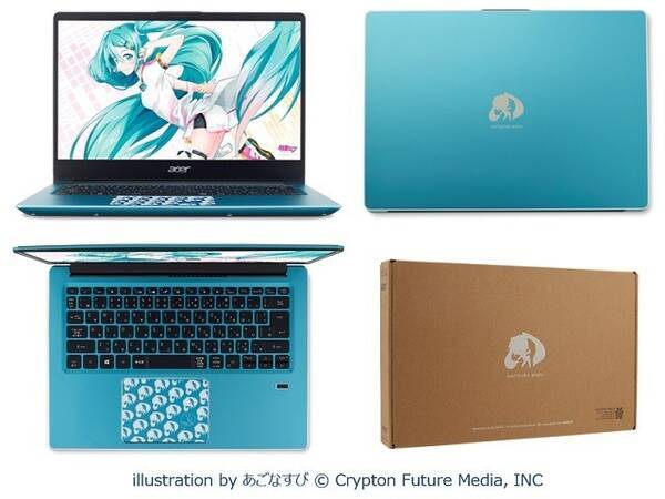 初音ミク コラボモデルのノートpc ミクブルー基調のボディー 19年7月4日 エキサイトニュース