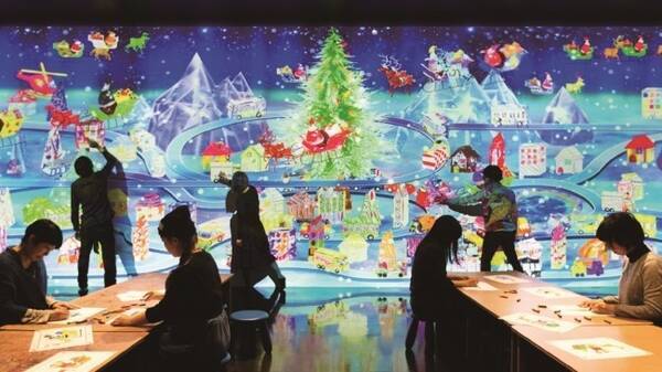 お台場で お絵かきクリスマス 絵に描いたサンタクロースが 2019年11月3日 エキサイトニュース