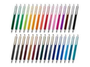 ジェルボールペン「サラサナノ」　極細でもくっきりサラサラ