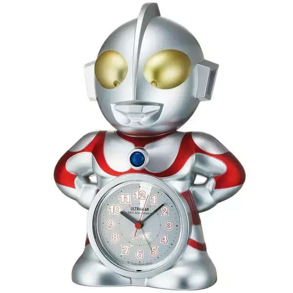 「ウルトラマン」55周年記念の特別仕様　フィギュア型目ざまし時計