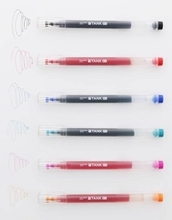 大容量ゲルペン「TANK」　本体丸ごとインクタンクの全6色