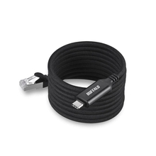 バッファローから　磁力でまとまるUSB Type-C to LAN変換ケーブル