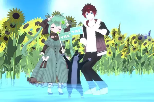 VR世界を30人で団体旅行　移動、観光、温泉を欲張りに楽しむ「VRCTrip」