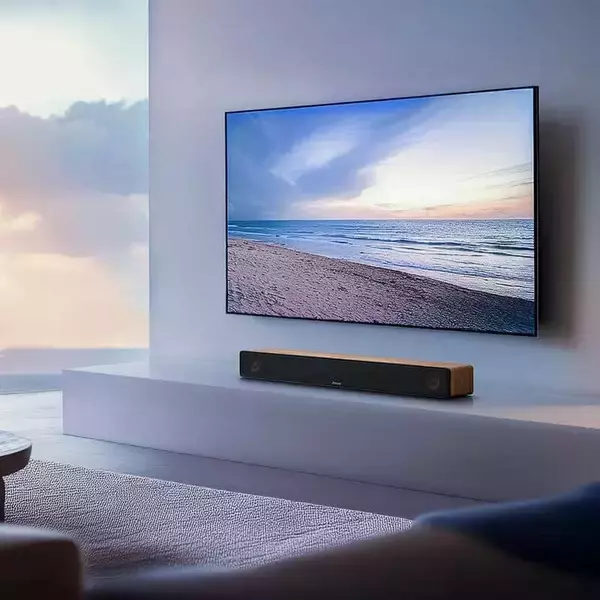 木の振動板「ウッドコーンオーディオ」初のサウンドバー　「Victor」ブランドから