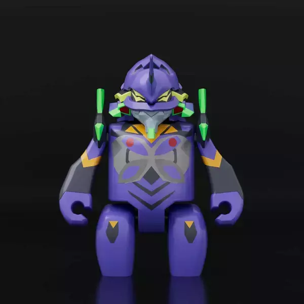 「BRICKROID」第1弾　「エヴァ初号機」などデフォルメフィギュア3体